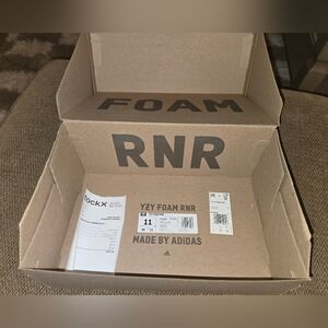 Adidas Yeezy Foam RNR Empty Box size US11.